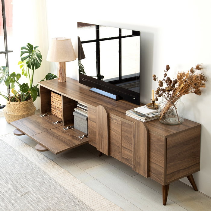 Hanah Home New Line - Walnut v2 Mueble para TV Nogal